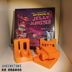 Rangements imprimés en 3D pour le jeu Attack of the Jelly Monster Ensembles des boites
