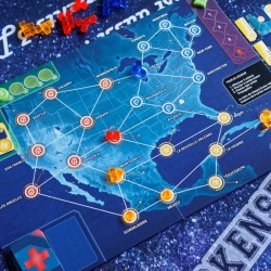 Pandemic Zone Rouge Amérique du Nord jeu de société plateau de jeu