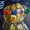 L'ascension de Thanos gant et pierres d'infini
