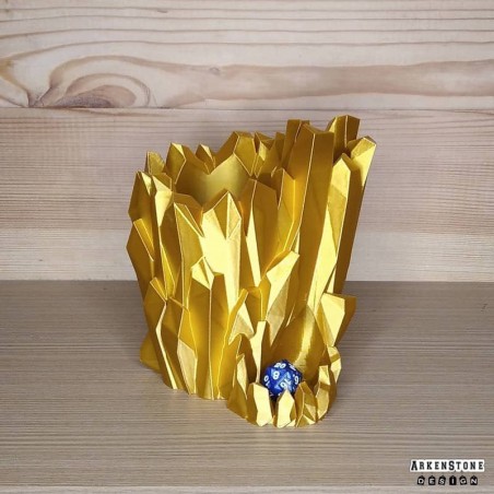 Tour à dés - Eclat de glace - Or