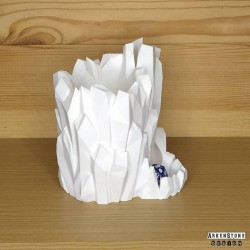 Tour à dés - Eclat de glace - Blanc