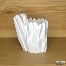 Tour à dés - Eclat de glace - Blanc