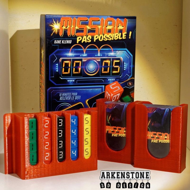 Rangement boite Mission pas possible jeu de société Arkenstone Rangement boite Mission pas possible jeu de société Arkenstone